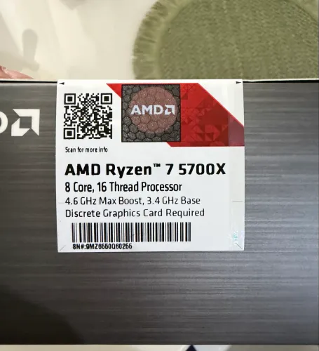 Processador Ryzen 7 5700x Lacrado!