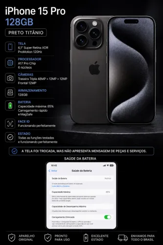 iPhone 15 pro 128gb
