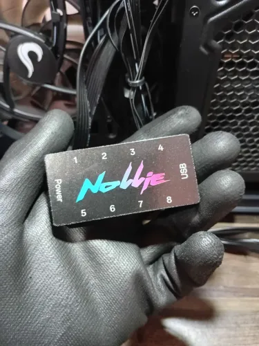 Controladora ARGB Nollie 8 Portas 5V - ARGB em QUALQUER Placa Mãe - 8 Portas controláveis