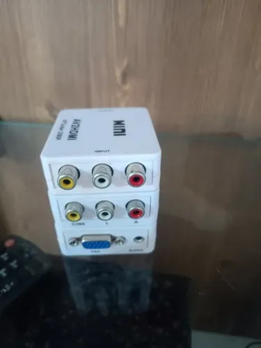 Lote 3 Conversores De Vídeo Mini (AV para HDMI, HDMI para AV e HDMI para VGA)