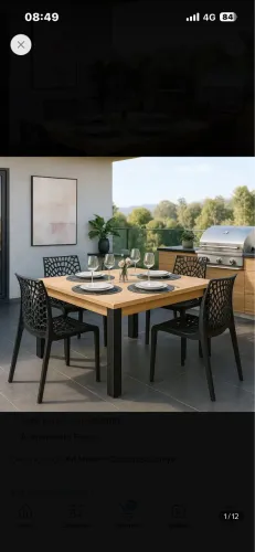 Mesa com 4 cadeiras