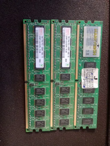 Memória DDR2 1 ou 2 gb und