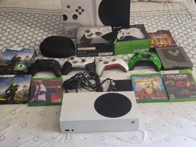 Xbox Series S 512GB Completo - Edição Gamer com Controle Elite V2, 4 Controles e Jogos