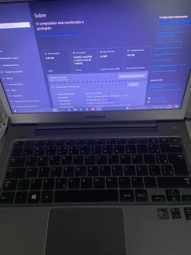 Notebook Samsung Ultra i7 3ª Geração + 8GB RAM + SSD 240GB