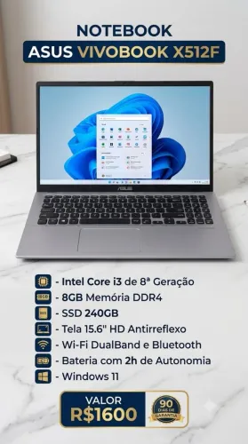 Notebook Asus Vivobook X512F