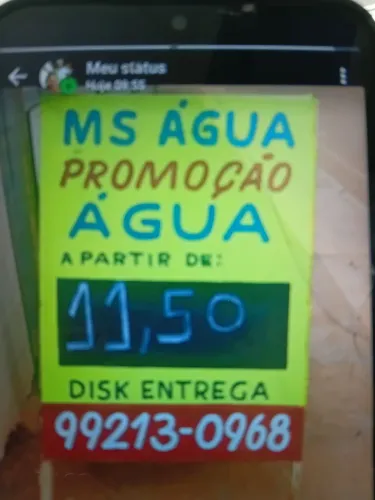 Estamos trabalhando com água viver só chamar no zap