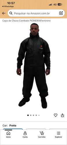 Capa de chuva para moto