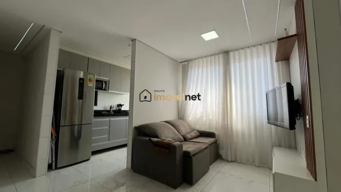 Apartamento 2 Quartos para Locação no Palmeiras 47 m² | Mobiliado | Porteira Fechada