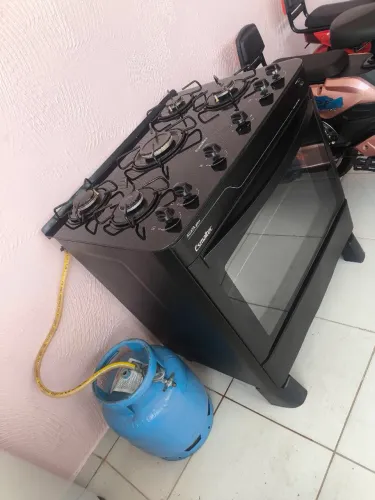 Fogão elétrico com gás completo