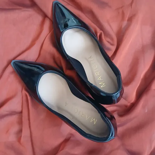 Scarpin preto Vinil #36 usado UMA vez