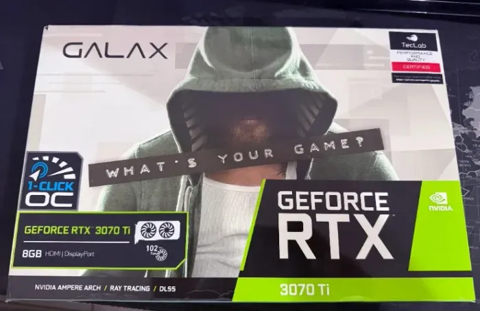 RTX 3070ti Galax 1 click OC