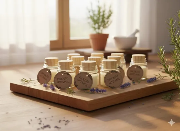 Velas aromáticas pequenas 