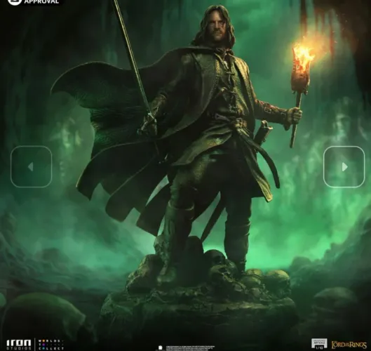 Aragorn Unleashed Iron Studios The Lord of the Rings