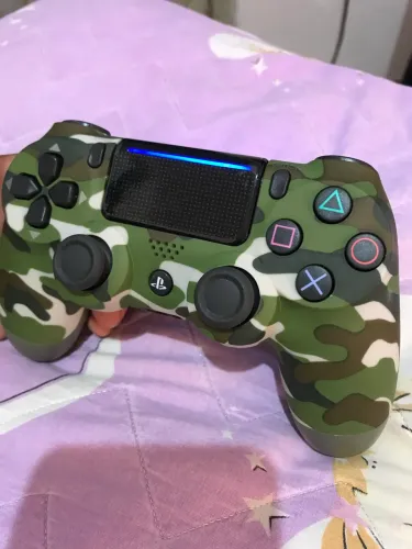 Controle Sony Ps4 Edição Especial Camuflado Original - Ps4 - Novo - Na caixa, Cabo