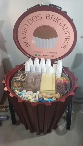 Carrinho de brigadeiro gormet