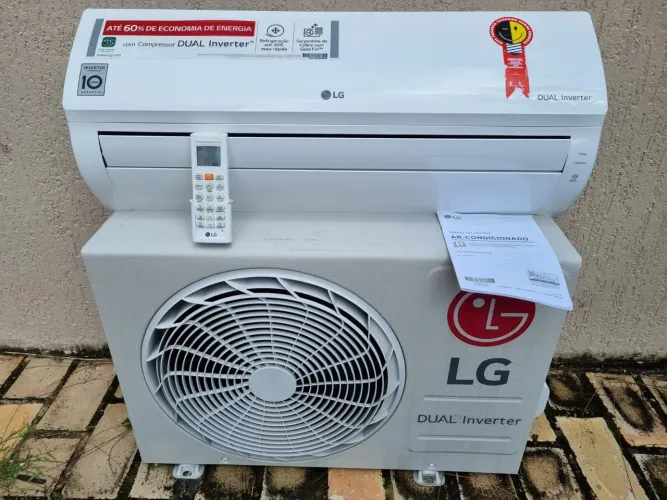 AR CONDICIONADO LG DUAL INVERTER 12MIL BTUS COM ALEXA E WIFI