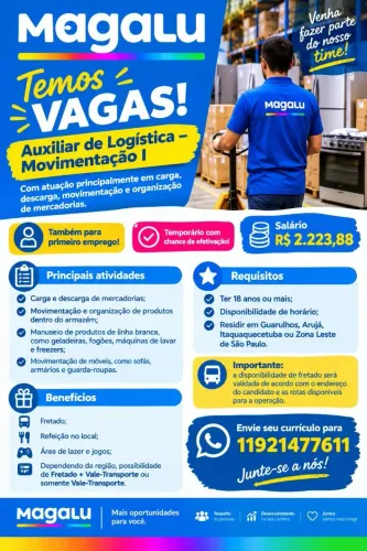 Vaga logística 