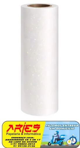 BOPP HOLOGRAFICO GLITTER PARA LAMINAÇÃO A4 25 MICRAS 22 CM X 50 METROS