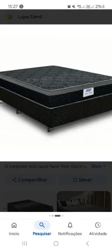 Cama box casal