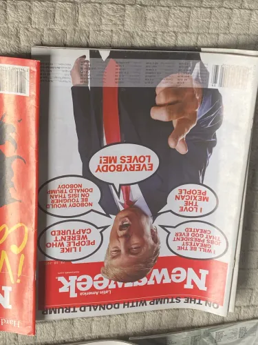 Revista Newsweek 2015 - Capa Donald Trump (Em Inglês)