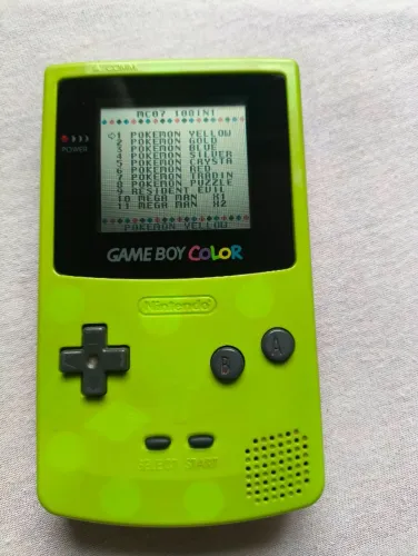 Game Boy Color Kiwi Gradiente Original + 2 Cartuchos
