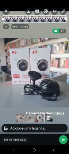 Mini Câmera Espiã Wi-Fi A9