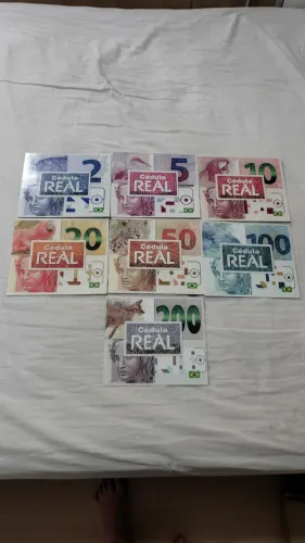 Folder para cédulas do Real 