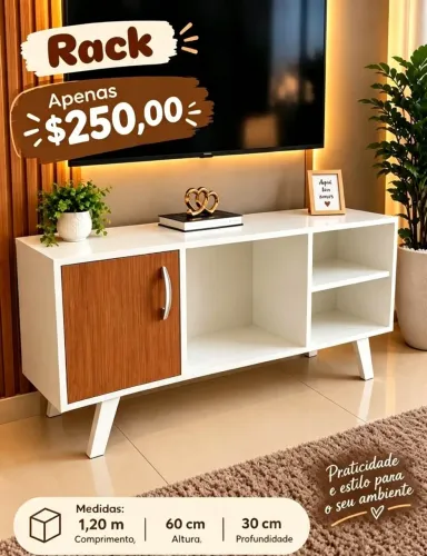 Rack MDF para Televisão