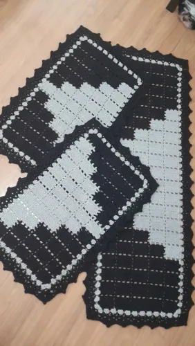 Jogo de cozinha croche 