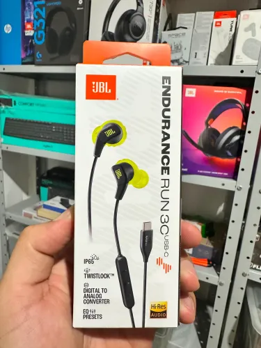 Fone JBL Endurance 3C com fio USB-c