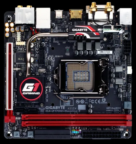 Placa-mãe Gigabyte GA-Z170N-Gaming 5 - LGA 1151 | DDR4 | Mini-ITX