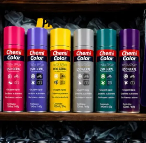 Lacrada Revenda e Varejo I Tinta Spray Qualidade Chemicolor 100ml/60g