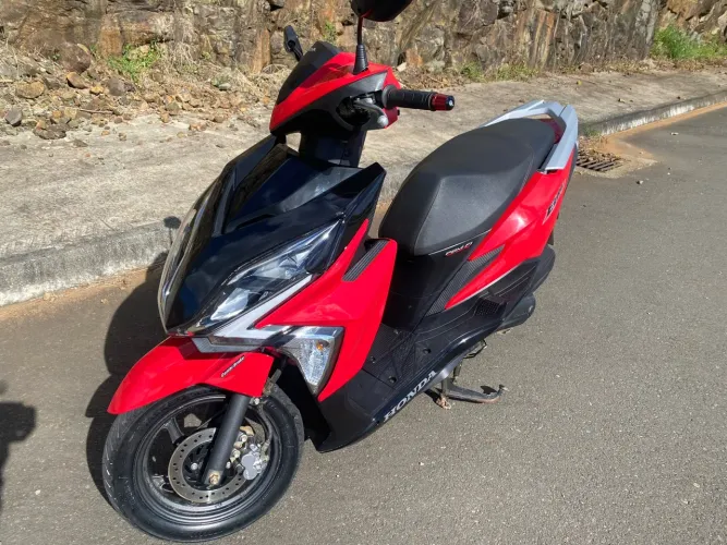 Honda Elite 125 2022 vermelha nova