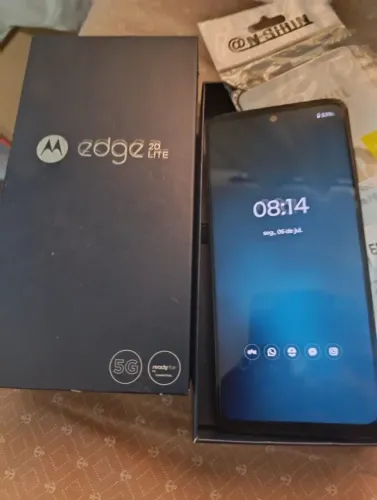 Motorola Edge 20 lite funcionando