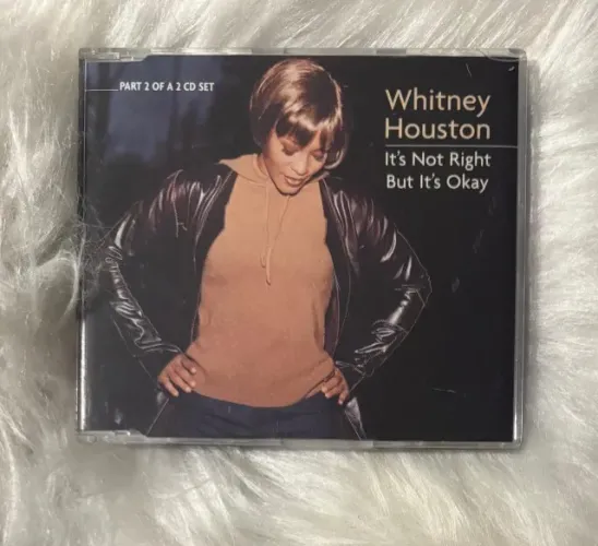 Cd Single Whitney Houston - It's Not Right But It's Ok