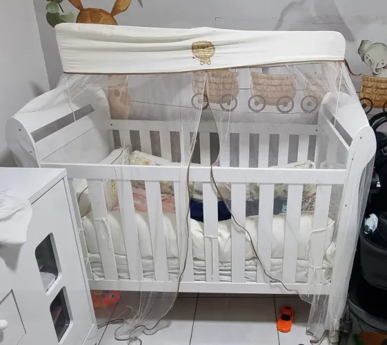 Berço para bebê completo 