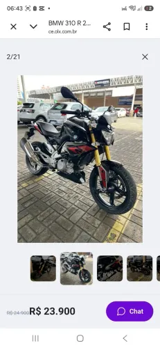 BMW G 310 R 2021 | Apenas 2.000 km BMW G 310 R ? 2021 ? Estado excepcional