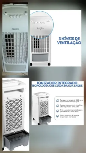 Despencou o valor. Climatizador 4 em 1 SEMI NOVO Elgin