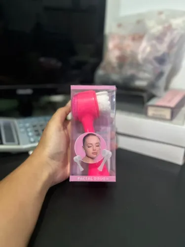 Escova Facial de Limpeza Massageadora de Silicone para Rosto - Não Eletrica