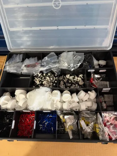 Maleta organizadora com todos os produtos inclusos