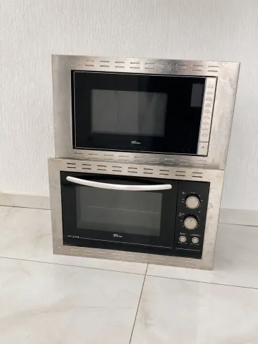 Microondas e forno de embutir da fisher 