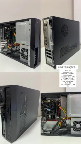 Computador Mini CPU (DESKTOP-CS8M24G)- Rodando liso