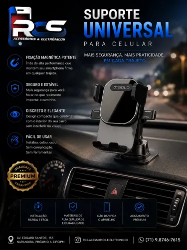Suporte de Celular Veicular agold