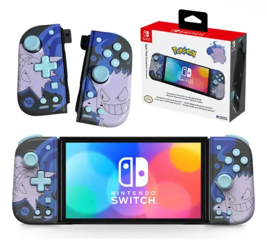 Joycon controle HORI gengar lacrado