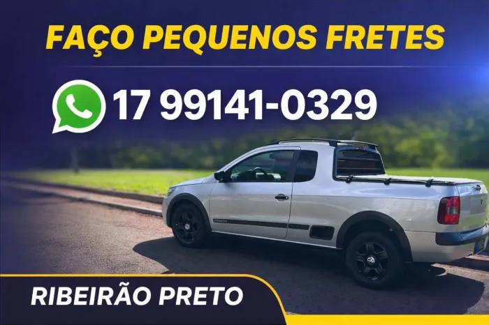 FAÇO PEQUENOS FRETES RIBEIRÃO PRETO