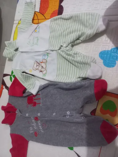Kit 2 macacões de frio para bebê