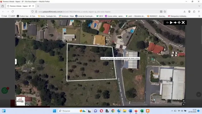 Lote/Terreno para venda tem 4600 metros quadrados