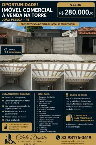 Galpão comercial a venda - Excelente localização e grande potencial de negocio