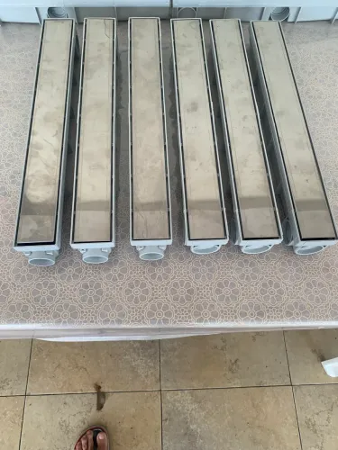 Ralo linear 50X6 Oculto Inox alumínio