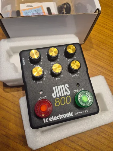 Pedal TC Electronic JIMS 800 - Ampworx SOM de Marshall de Verdade